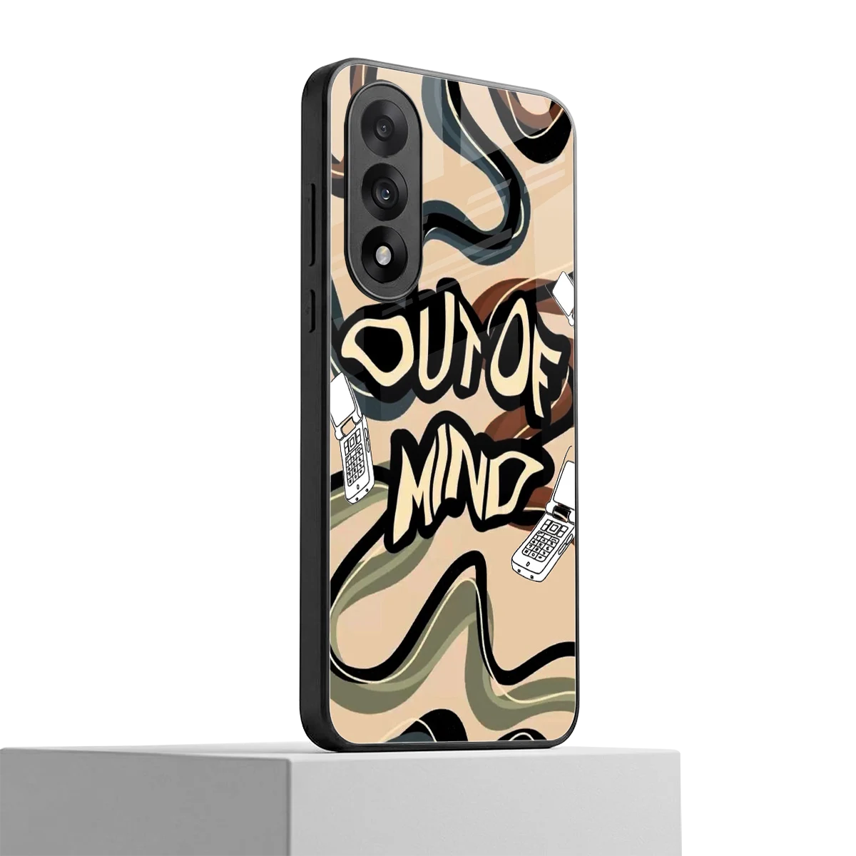 Outta Mind oneplus nord 5 mobile cover | shockproof glass phone case