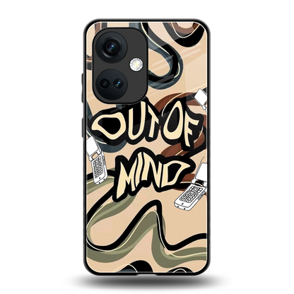 Outta Mind back phone cover | glass case for oneplus nord ce 3