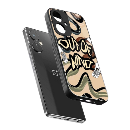 Outta Mind sleek oneplus nord ce 3 cover with tempered glass back and TPU edges