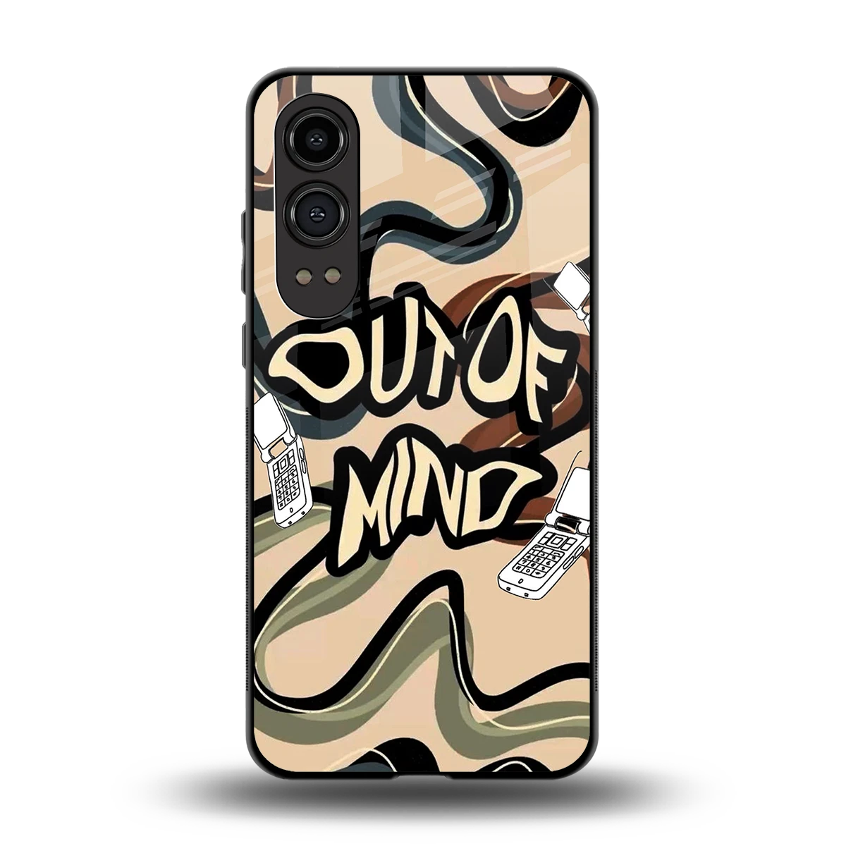 Outta Mind back phone cover | glass case for oneplus nord ce 4 lite