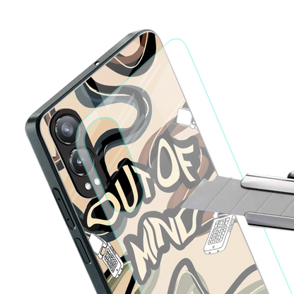 Outta Mind stylish phone case for oneplus nord ce 4 lite | glossy glass and slim fit