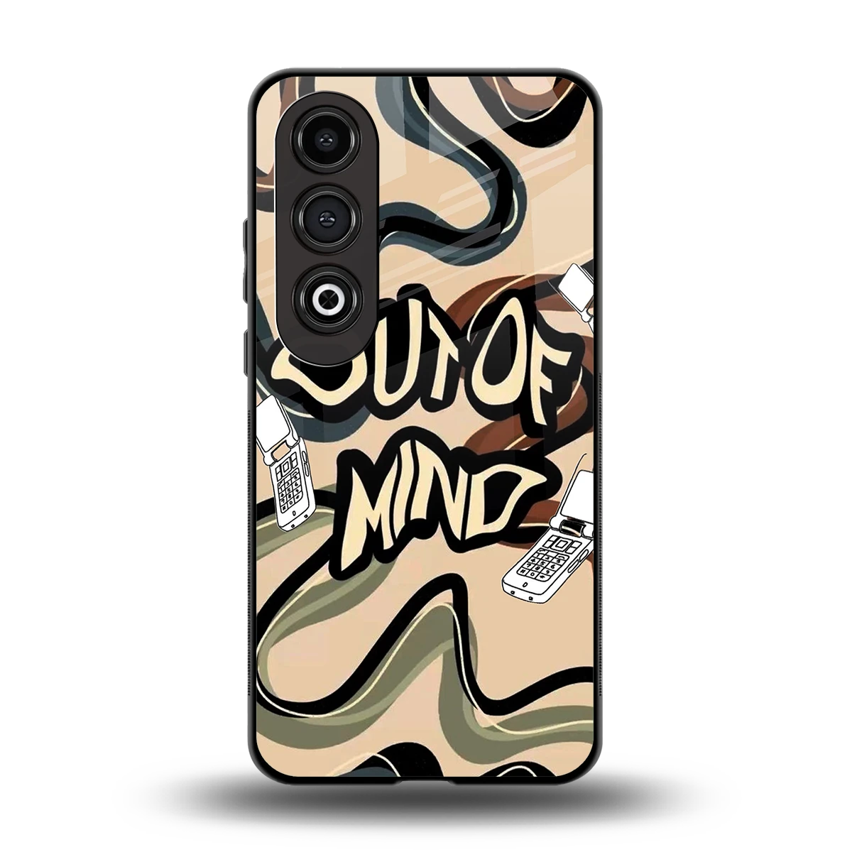 Outta Mind back phone cover | glass case for oneplus nord ce 4