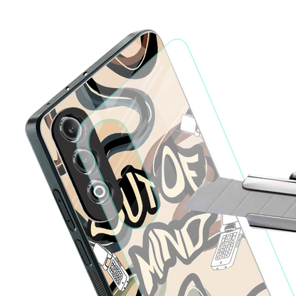 Outta Mind stylish phone case for oneplus nord ce 4 | glossy glass and slim fit