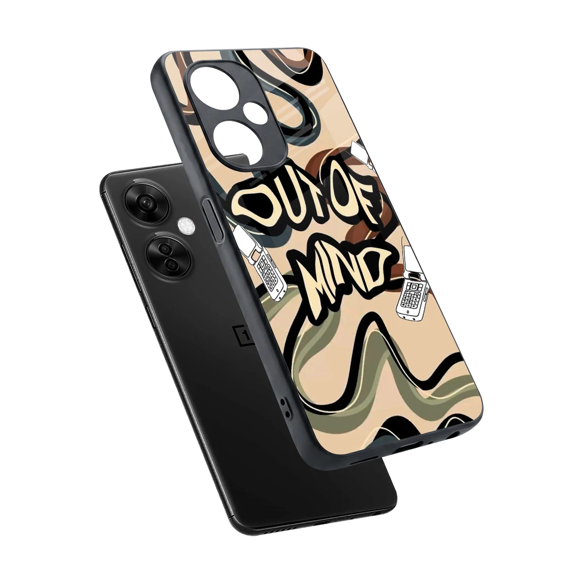 Outta Mind sleek oneplus nord ce 3 lite cover with tempered glass back and TPU edges