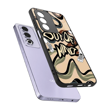 Outta Mind sleek oppo a3 pro cover with tempered glass back and TPU edges