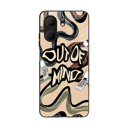 Outta Mind back phone cover | glass case for oppo a5x 5g
