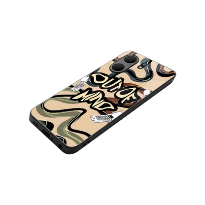 Outta Mind stylish phone case for oppo a5x 5g | glossy glass and slim fit