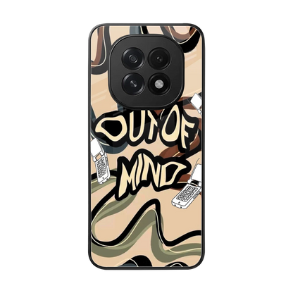 Outta Mind back phone cover | glass case for oppo f29 5g