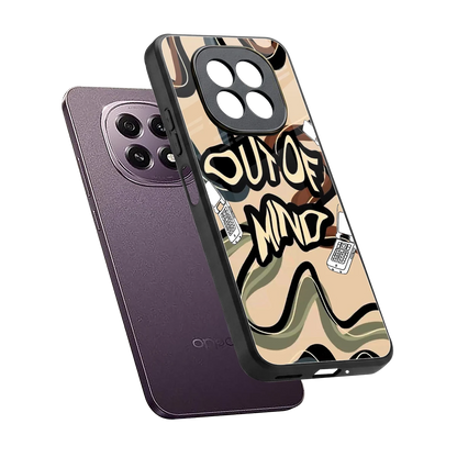 Outta Mind sleek oppo f29 5g cover with tempered glass back and TPU edges