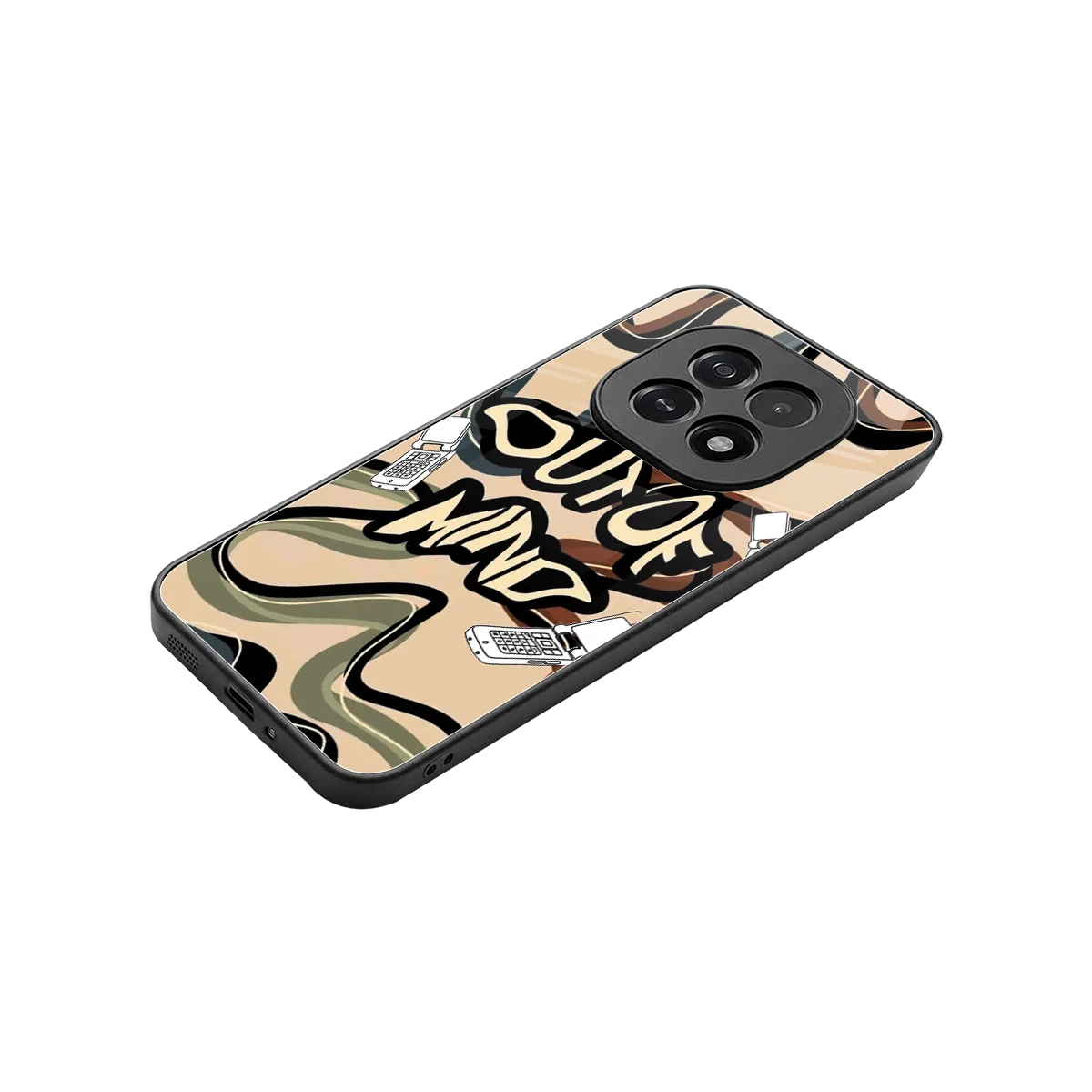Outta Mind stylish phone case for oppo f29 5g | glossy glass and slim fit