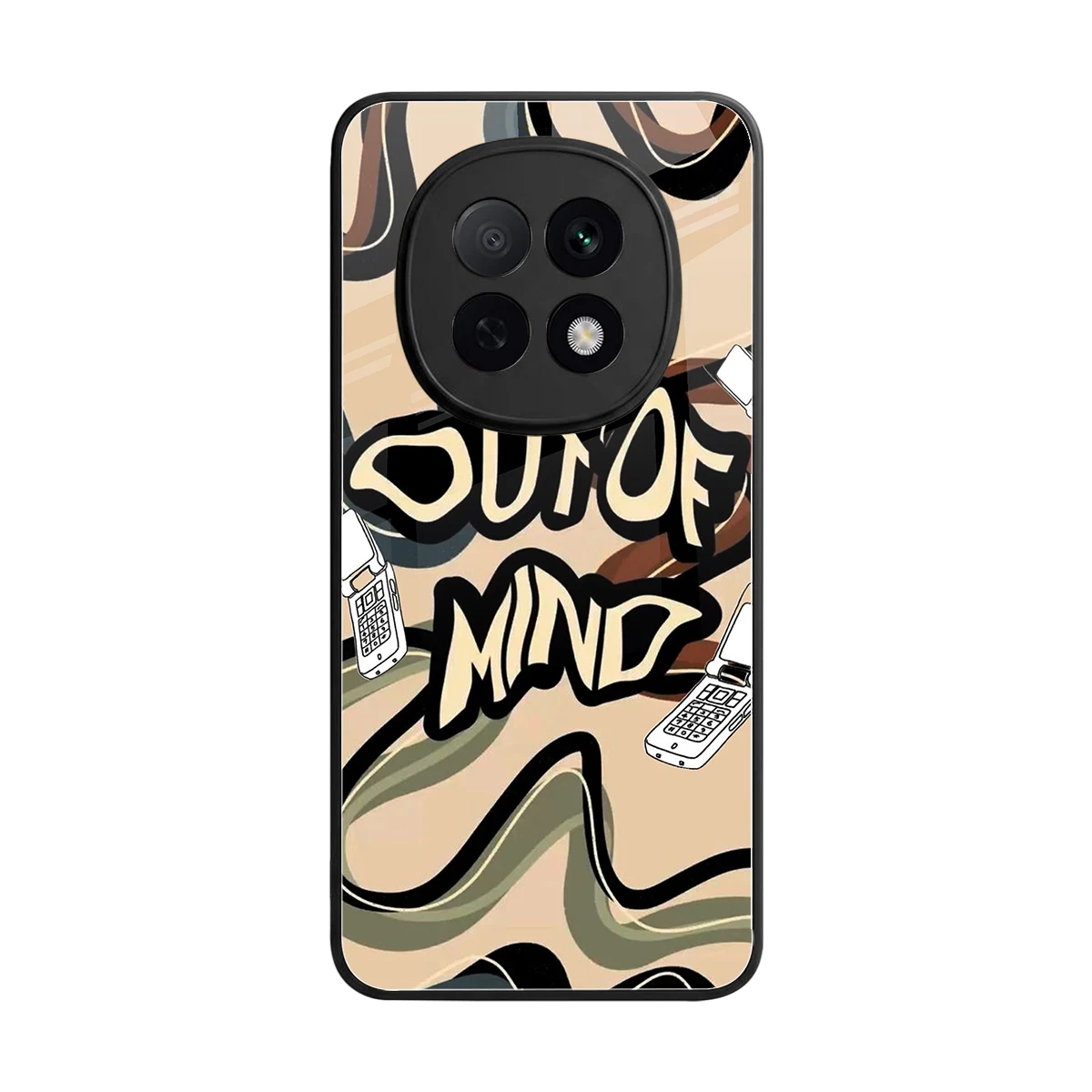Outta Mind back phone cover | glass case for oppo f29 pro 5g
