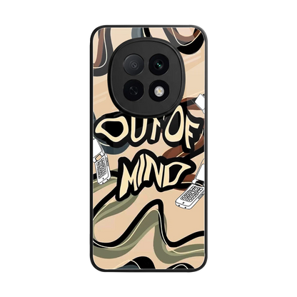 Outta Mind back phone cover | glass case for oppo f29 pro 5g