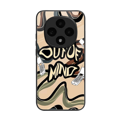 Outta Mind back phone cover | glass case for oppo f31 pro 5g