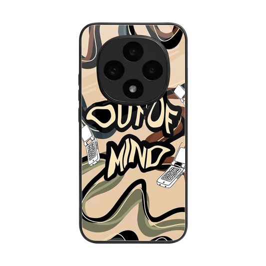 Outta Mind back phone cover | glass case for oppo f31 pro 5g