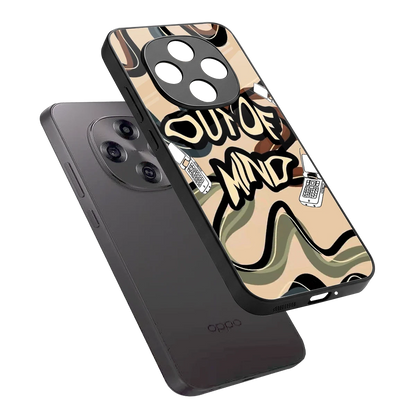 Outta Mind sleek oppo f31 pro 5g cover with tempered glass back and TPU edges