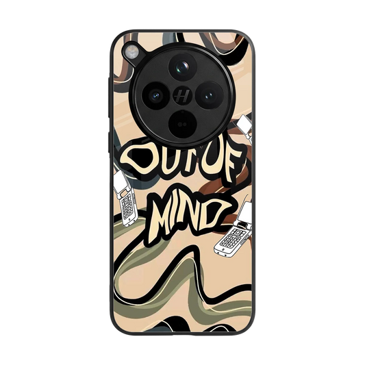 Outta Mind back phone cover | glass case for oppo find x8
