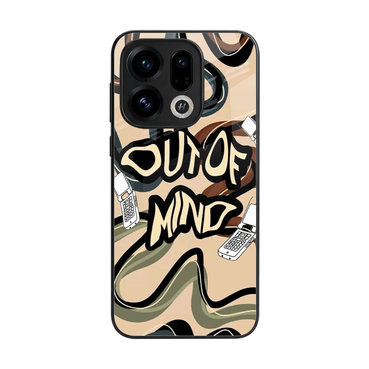 Outta Mind back phone cover | glass case for oppo find x9