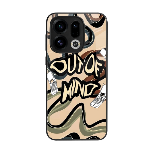 Outta Mind back phone cover | glass case for oppo find x9