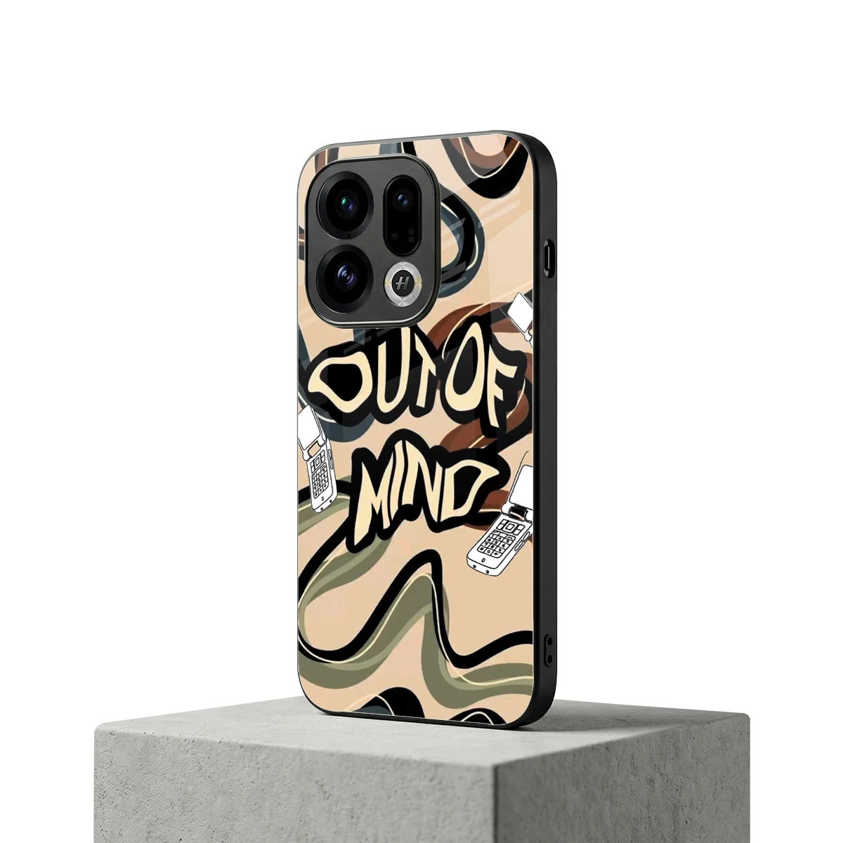 Outta Mind oppo find x9 mobile cover | shockproof glass phone case