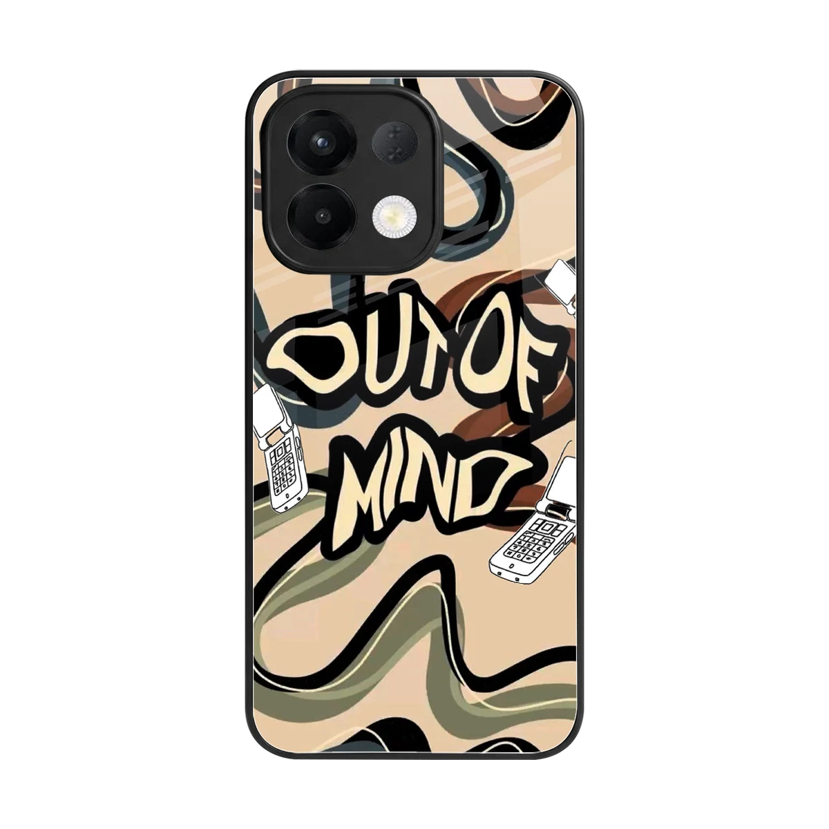 Outta Mind back phone cover | glass case for oppo k13 5g