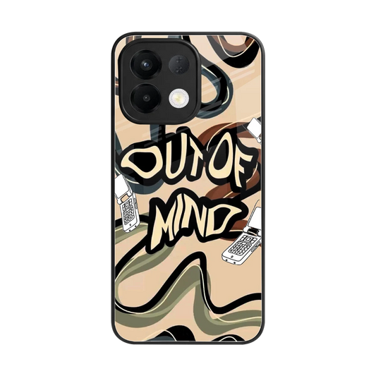 Outta Mind back phone cover | glass case for oppo k13 5g