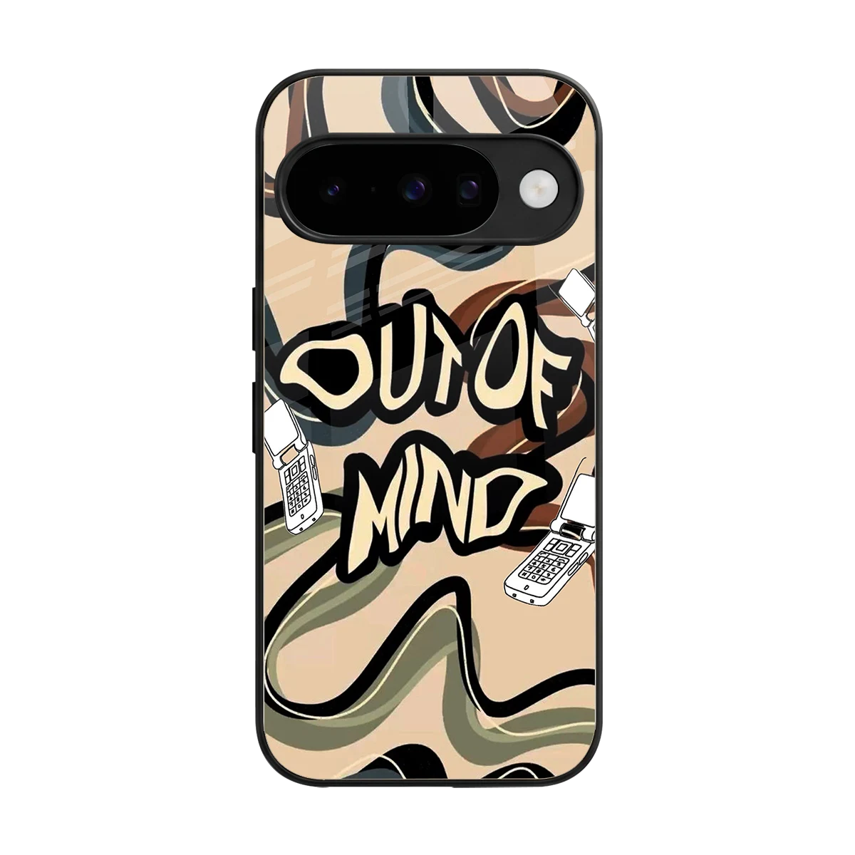 Outta Mind back phone cover | glass case for google pixel 10