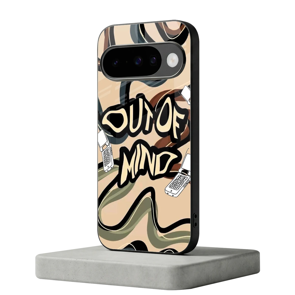 Outta Mind google pixel 10 mobile cover | shockproof glass phone case