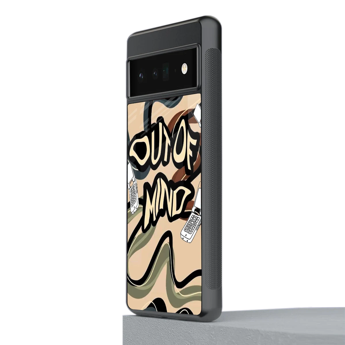 Outta Mind stylish phone case for google pixel 6 pro | glossy glass and slim fit