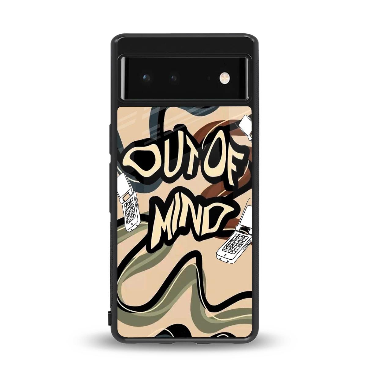 Outta Mind back phone cover | glass case for google pixel 6