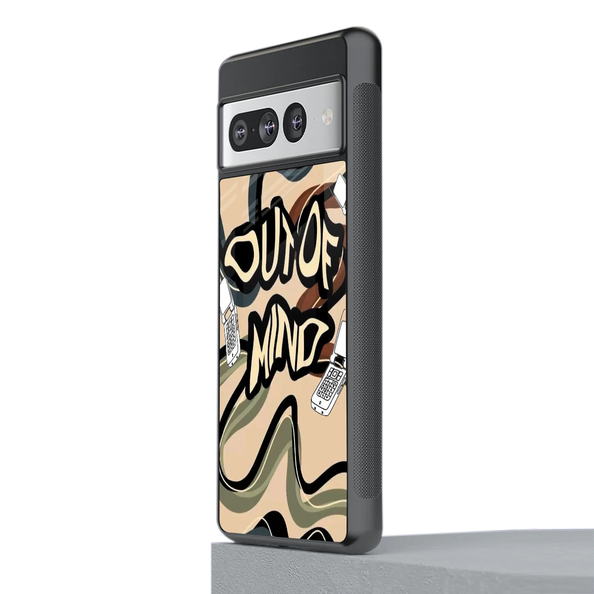 Outta Mind stylish phone case for google pixel 7 pro | glossy glass and slim fit