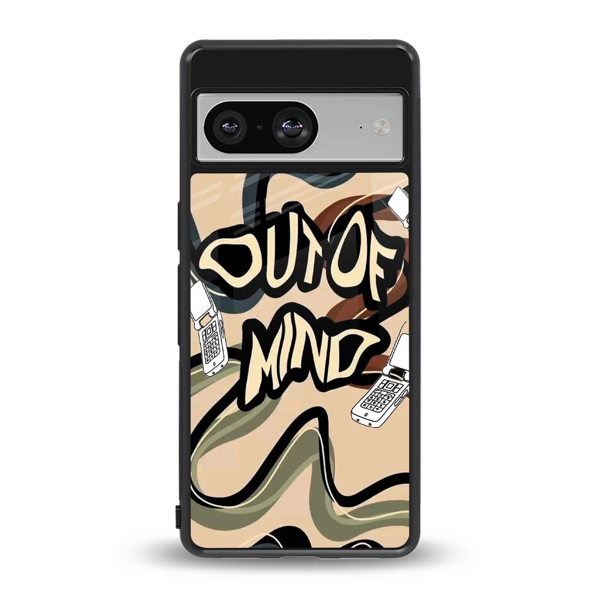 Outta Mind back phone cover | glass case for google pixel 8