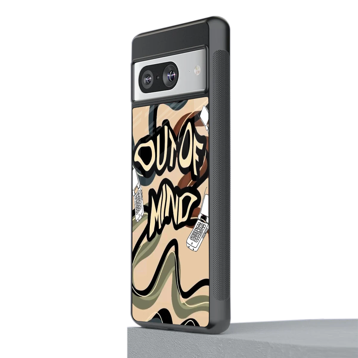 Outta Mind stylish phone case for google pixel 8 | glossy glass and slim fit