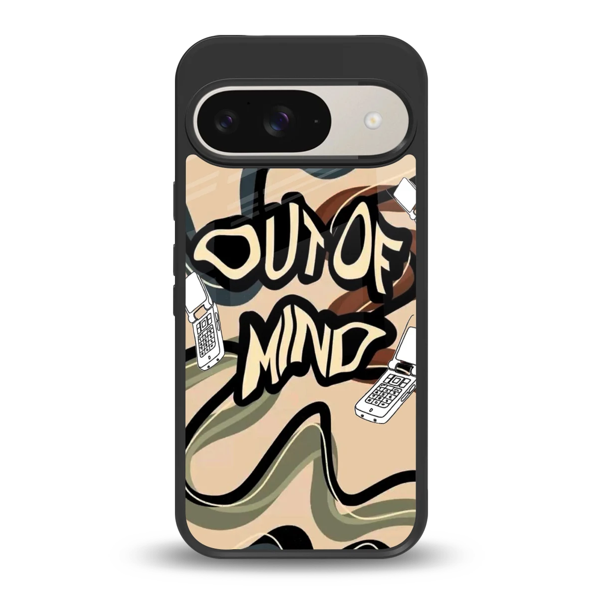 Outta Mind back phone cover | glass case for google pixel 9