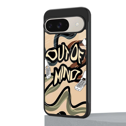 Outta Mind google pixel 9 mobile cover | shockproof glass phone case