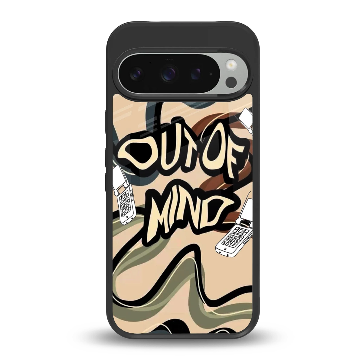 Outta Mind back phone cover | glass case for google pixel 9 pro