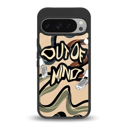 Outta Mind back phone cover | glass case for google pixel 9 pro