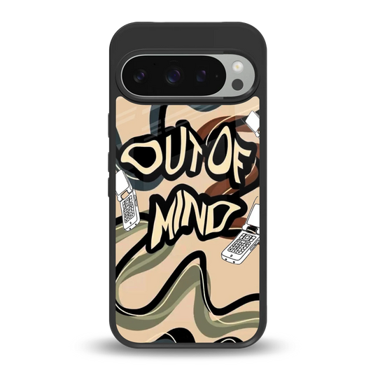 Outta Mind back phone cover | glass case for google pixel 9 pro