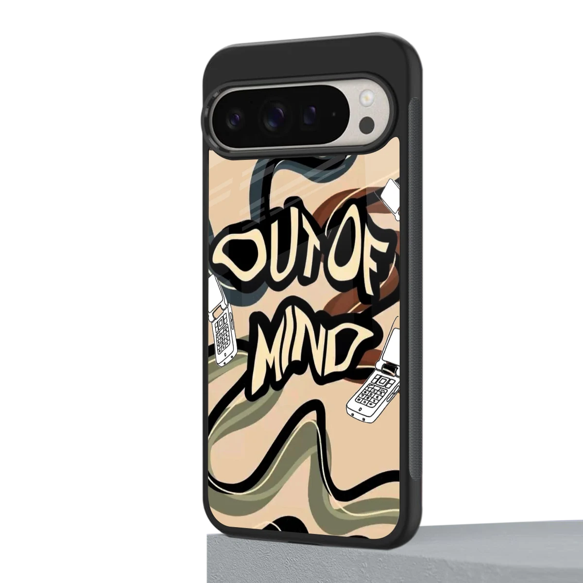 Outta Mind google pixel 9 pro mobile cover | shockproof glass phone case