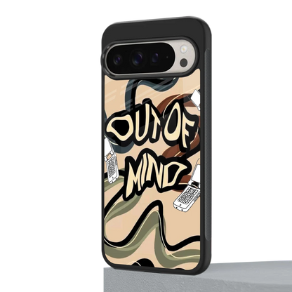 Outta Mind google pixel 9 pro xl mobile cover | shockproof glass phone case
