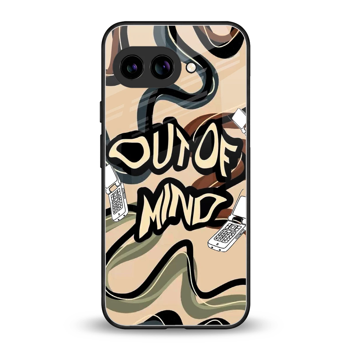 Outta Mind back phone cover | glass case for google pixel 10a