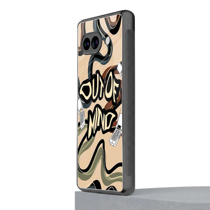 Outta Mind google pixel 10a mobile cover | shockproof glass phone case