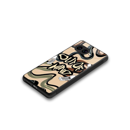Outta Mind stylish phone case for google pixel 10a | glossy glass and slim fit