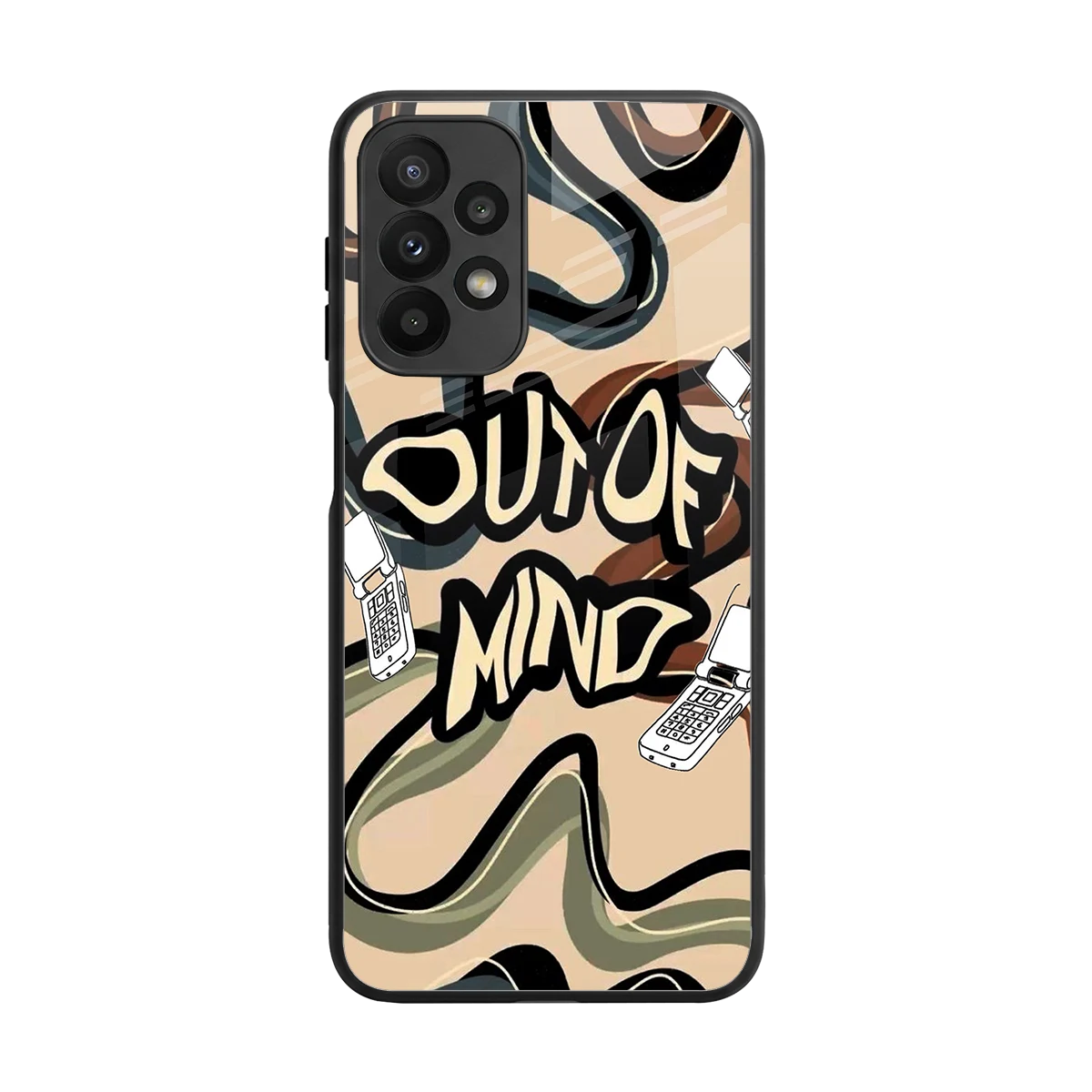 Outta Mind back phone cover | glass case for samsung galaxy a23
