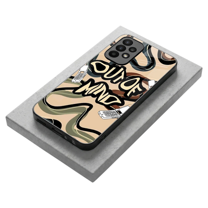 Outta Mind stylish phone case for samsung galaxy a23 | glossy glass and slim fit