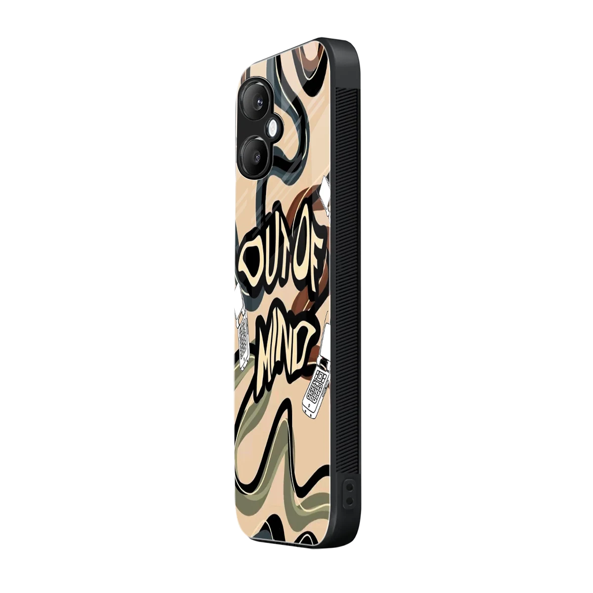 Outta Mind samsung galaxy a06 5g mobile cover | shockproof glass phone case