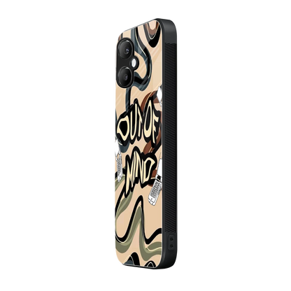 Outta Mind samsung galaxy a06 5g mobile cover | shockproof glass phone case