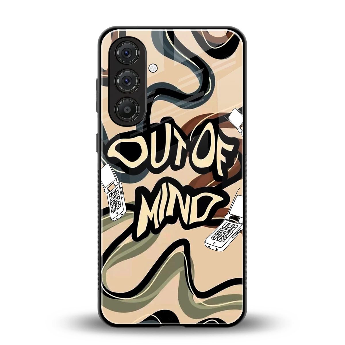 Outta Mind back phone cover | glass case for samsung galaxy m36 5g