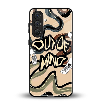 Outta Mind back phone cover | glass case for samsung galaxy m36 5g