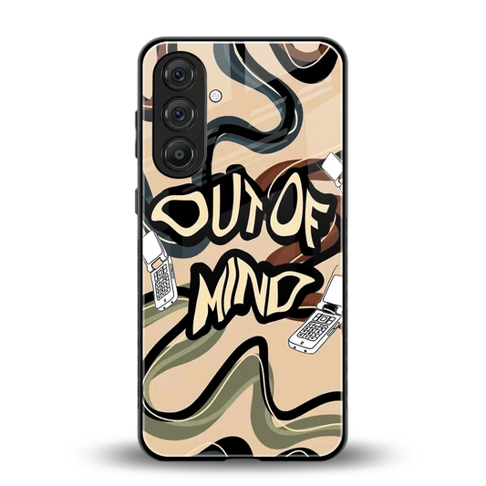 Outta Mind back phone cover | glass case for samsung galaxy m36 5g