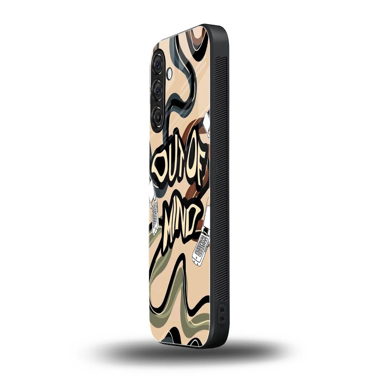 Outta Mind samsung galaxy m36 5g mobile cover | shockproof glass phone case